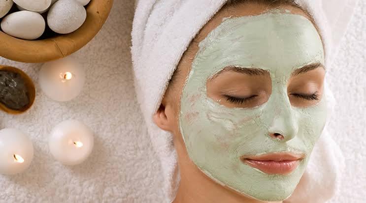 Natural green face mask, curry patta face pack, special home made curry Leaf face mask