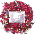 Dried Rose Petals Confetti with Decorative Envelope, Natural Wedding Decor, 50 pc