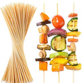 Bamboo Skewers for Grilling, Natural Wood, BBQ Kabob Sticks for Vegetables and Meat