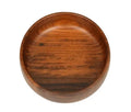 Wooden Serving Bowl, Round, Natural Brown Finish, Acacia Wood