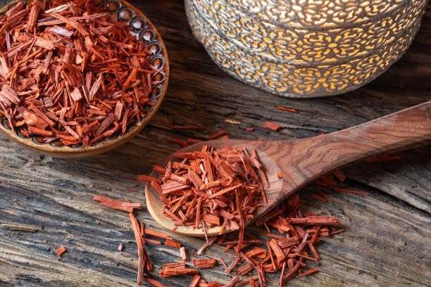 Natural Red Sandalwood Blocks, Premium Aromatic Wood Pieces for skin care, anti aging natural face mask