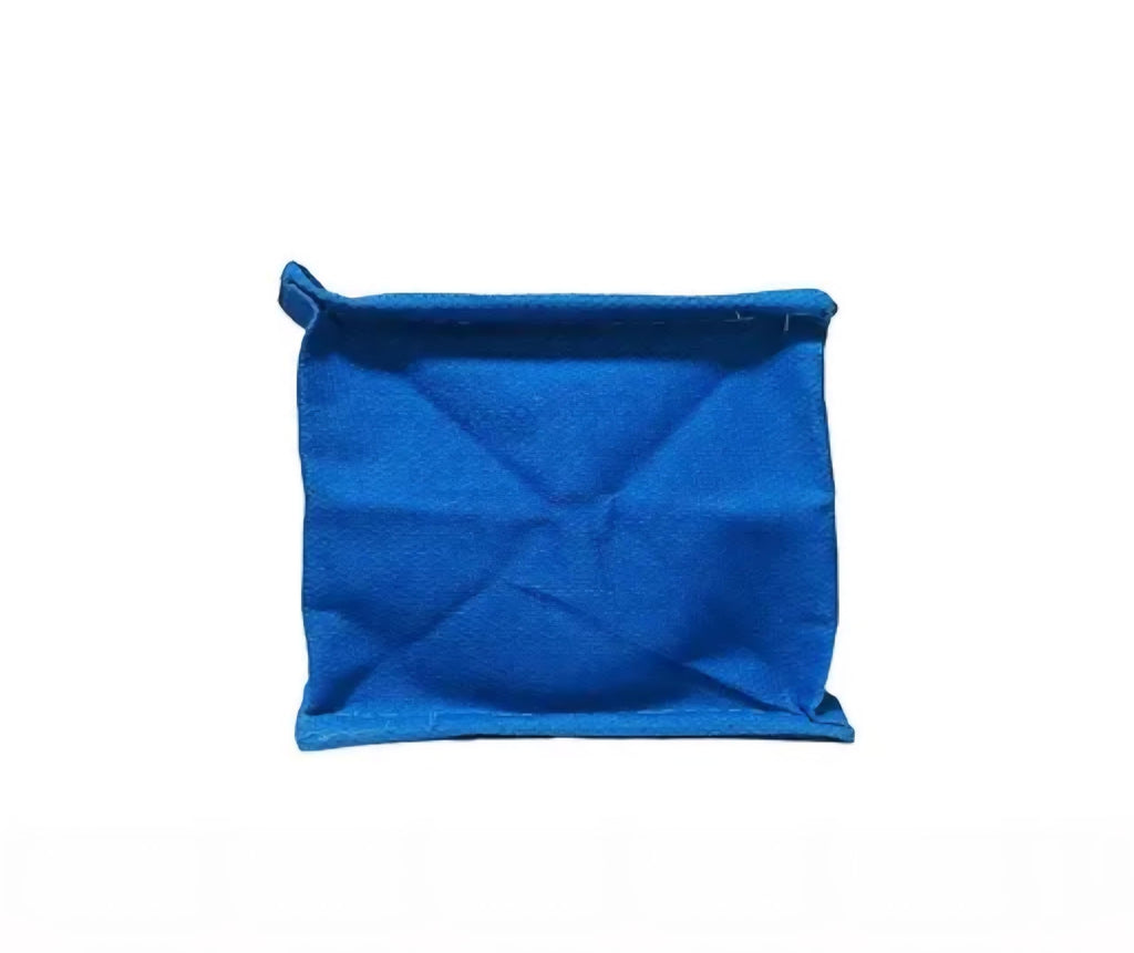 Jute Water Bottle Bag, Blue, Warli Print, Rope Handle with Button Closure, Reusable Carrier Tote