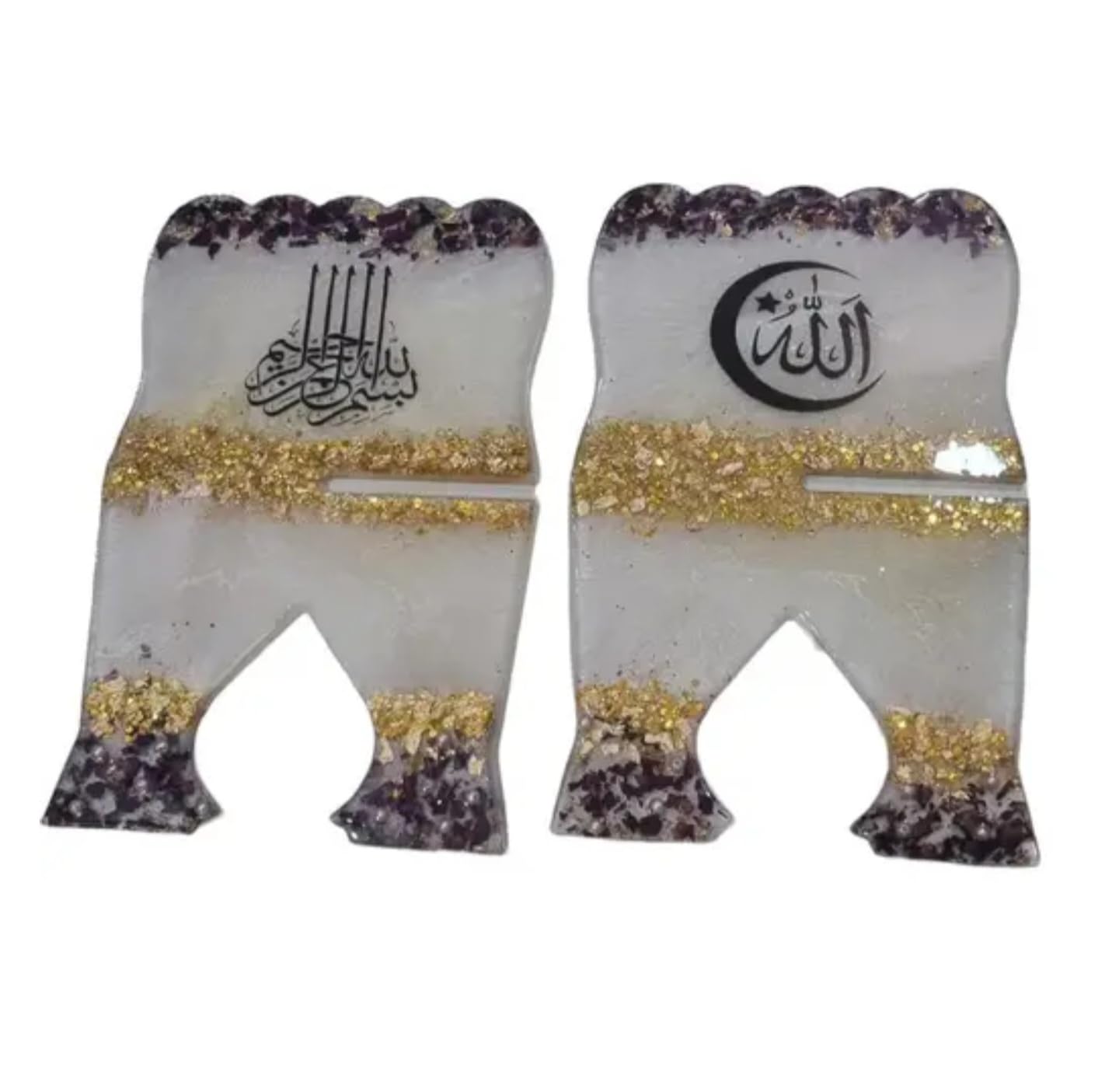 Handcrafted Quran reading tool, Resin quran rehal, Quran stand