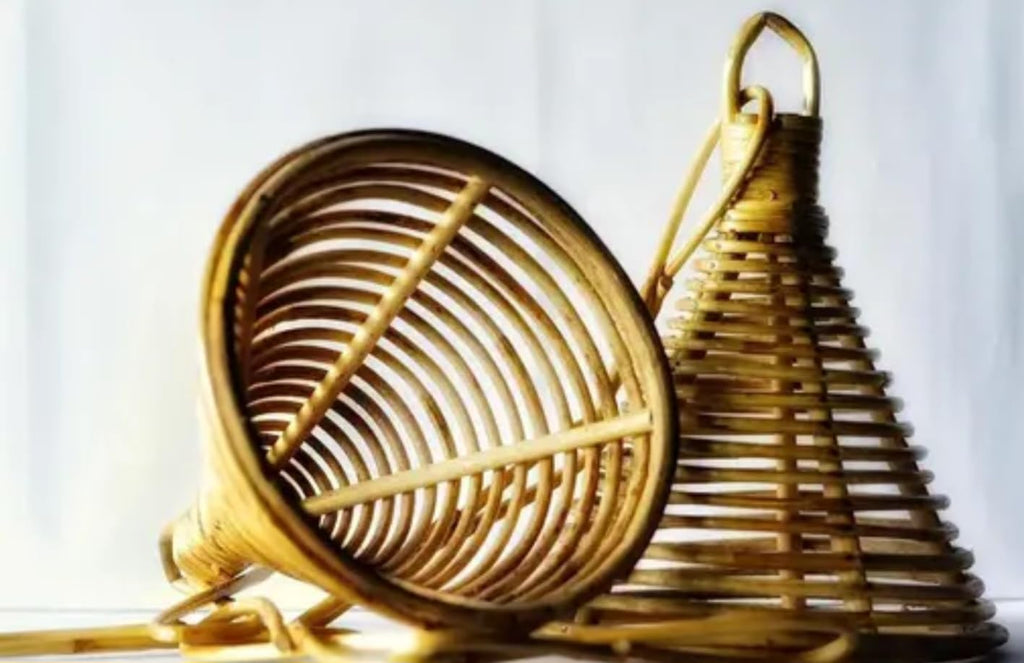 Spiral Cone Hanging Lantern, LED Tea Light Holder, Decorative Metal Pendant Light