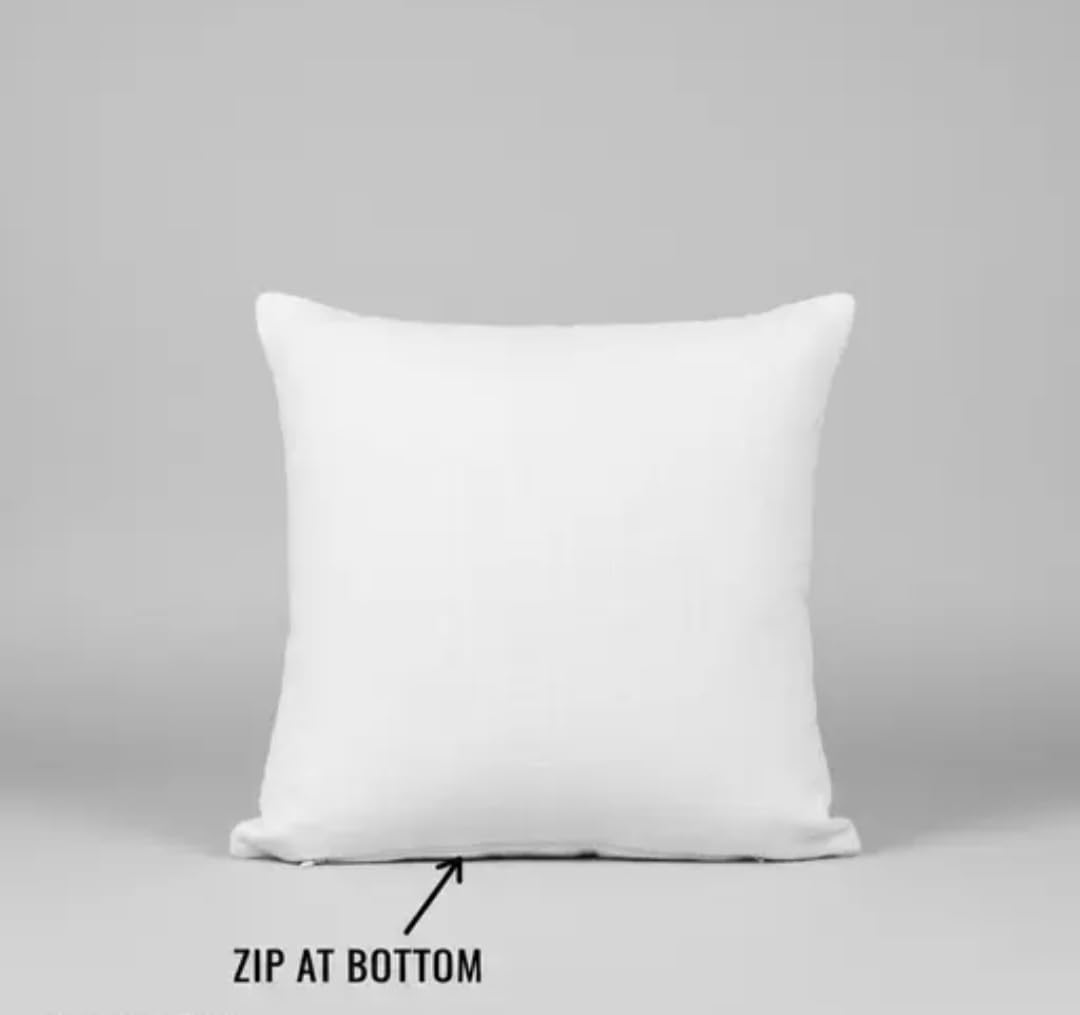 Handcrafted Embroidered Throw Pillow Cover, Multicolor Botanical Garden Design, White Cotton Cushion Cover