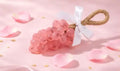 Soap on a Rope, Pink, Bubble Design with Natural Rope, Hand Wash, Bathroom Accessory