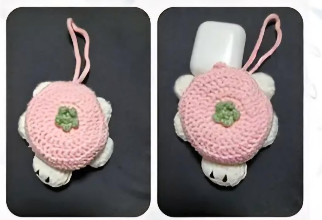 Handmade Crochet AirrPods Case Compatible with AirPods Pro, Turtle Design, Wrist Strap