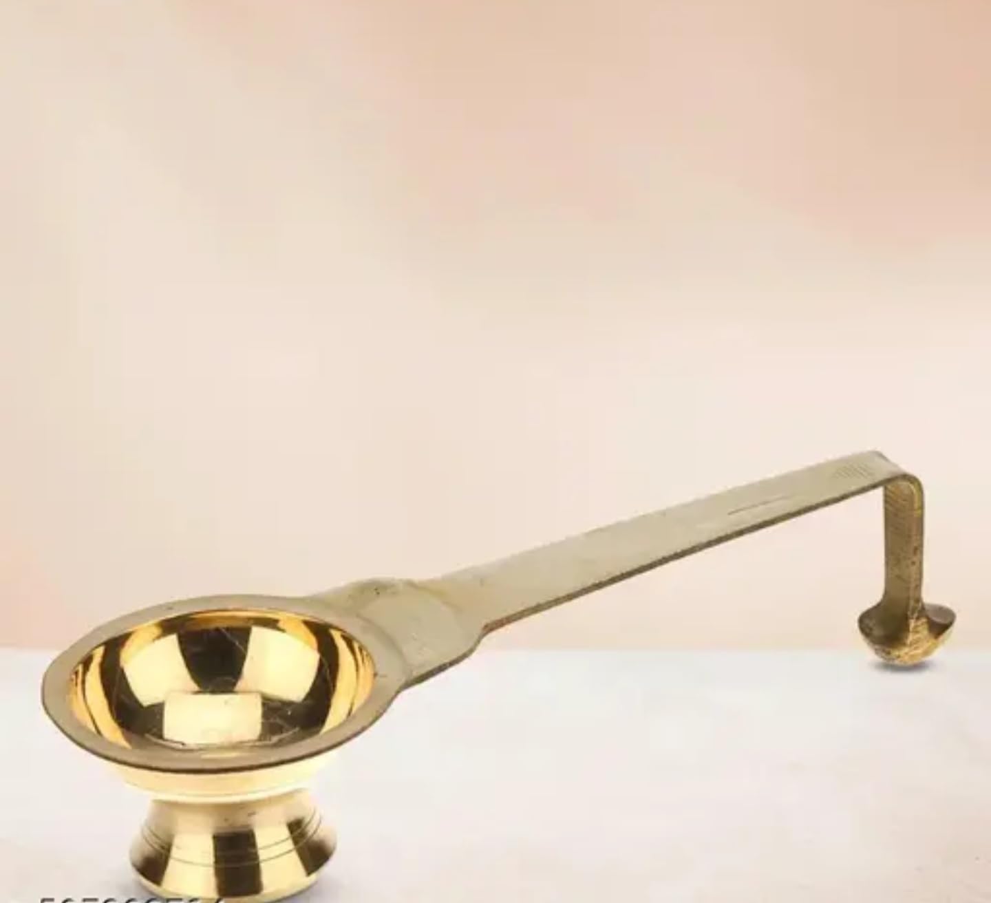 Premium Gold Metal Coffee Scoop with Clip, Stainless Steel Measuring Spoon, Long Handle