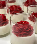 Glass jar candle, heart designed luxury scented candle