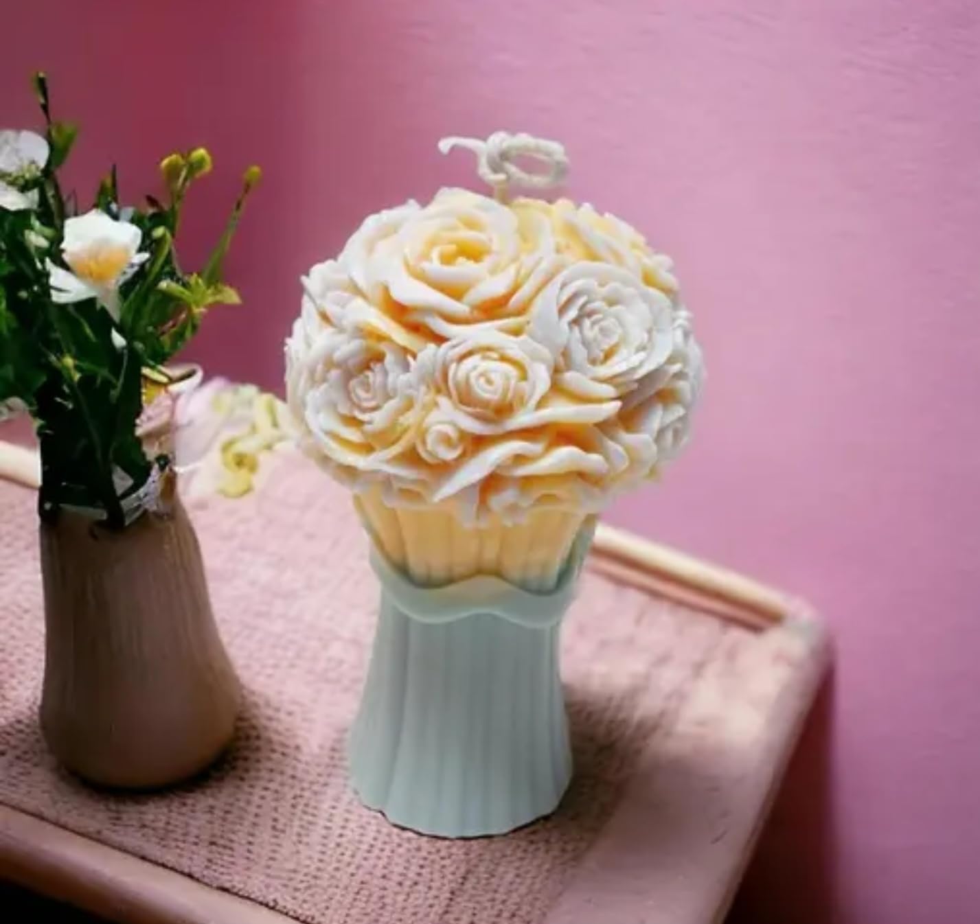 Bouquet candle, luxury home decor flower Bouquet candle
