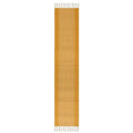 Woven Table Runner, Mustard Yellow, Fringed Ends, Minimalist Style, Dining Table Decor