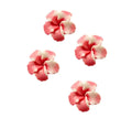 Candle Diara Flower-Shaped Candles, Pink and White, Handcrafted Floral Design
