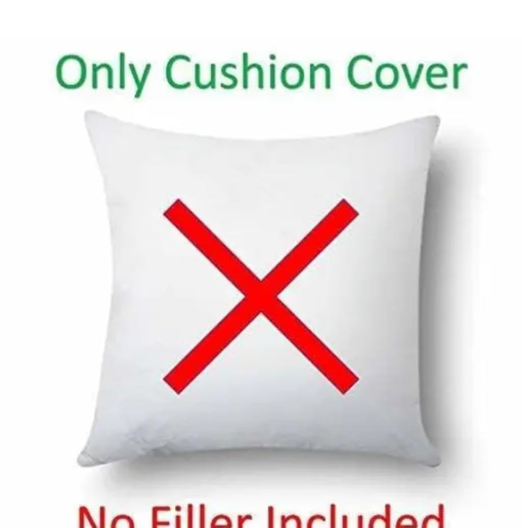 Embroidered Leaf Throw Pillow Cover, White with Green and Orange, Tassels, Botanical Style